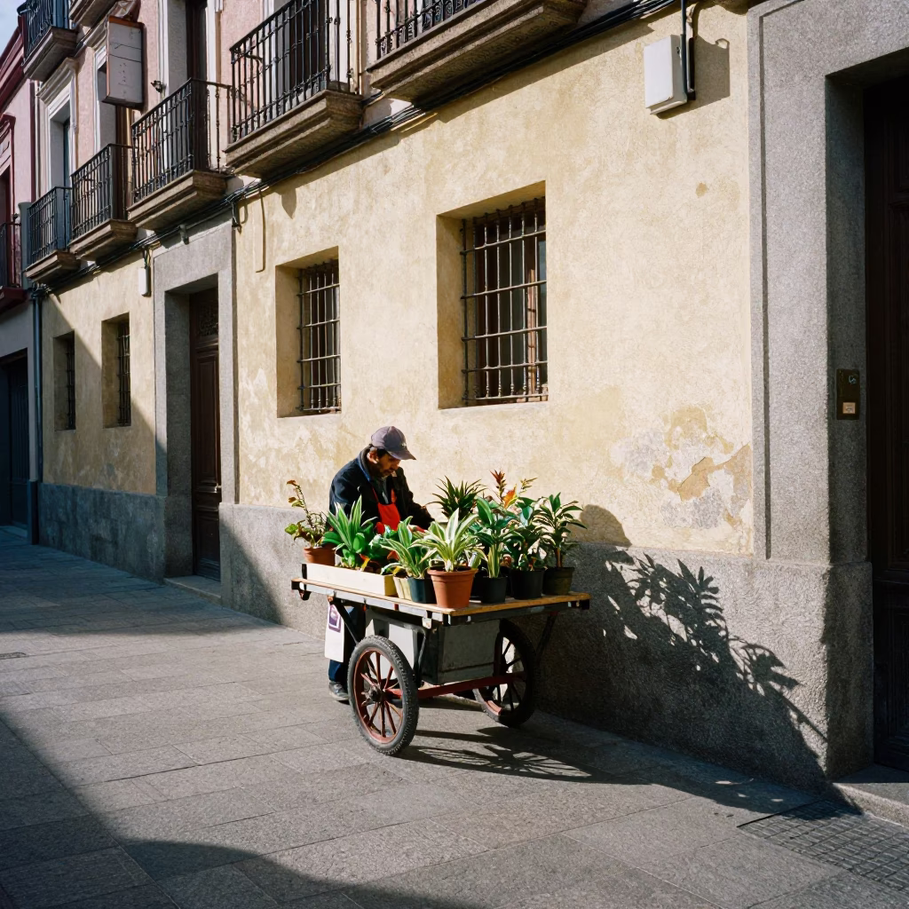 Arranging Plants in Madrid in in Madrid, Spain
