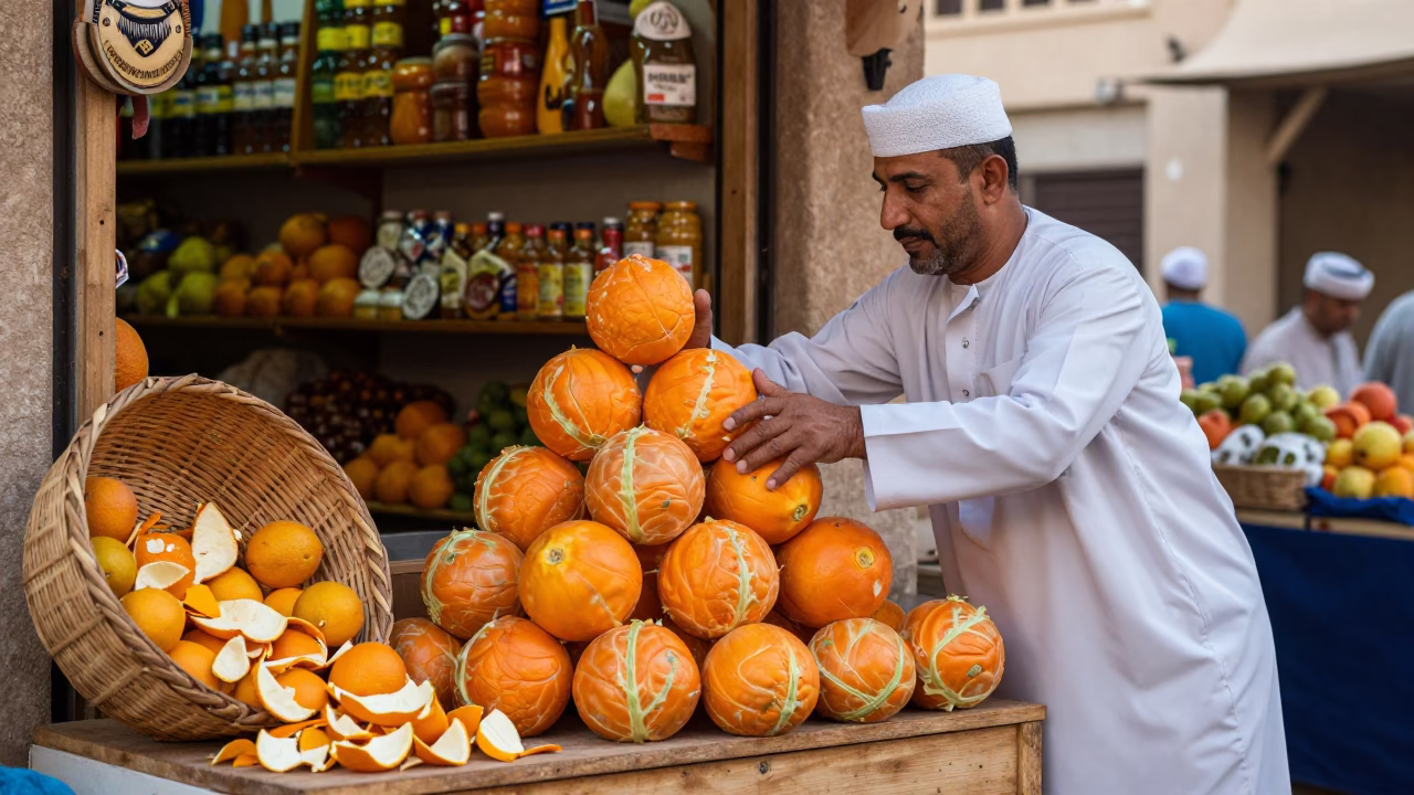 Arranging Produce in Muscat in in Muscat, Oman