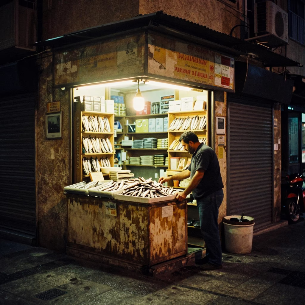 Arranging Sardines in Beirut in in Beirut, Lebanon