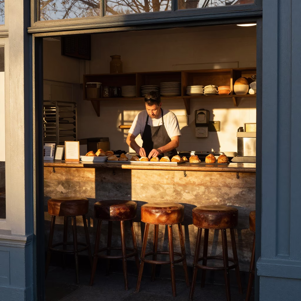Arranging Scone in Portland in in Portland, Oregon, United States