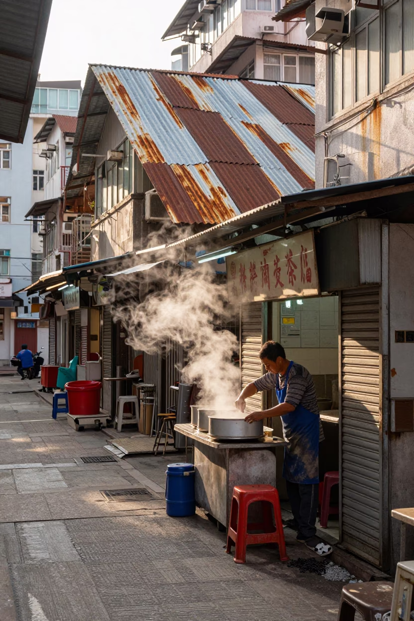 Arranging Steamers in Hong Kong in in Hong Kong, Hong Kong