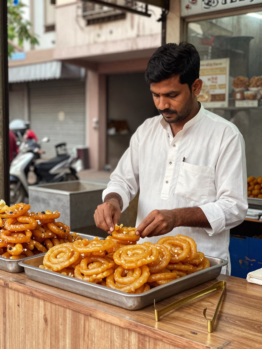 Arranging Sweets in Mumbai in in Mumbai, India