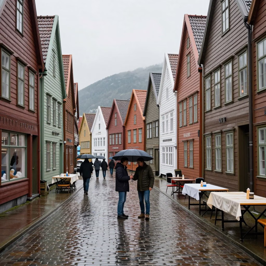 Arranging Tables in Bergen in in Bergen, Norway