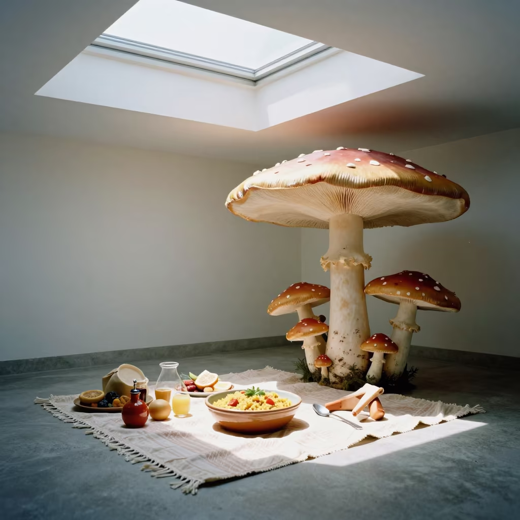 Arroz Con Pollo Picnic Under Noon Skylight in on a picnic blanket in Atyrau