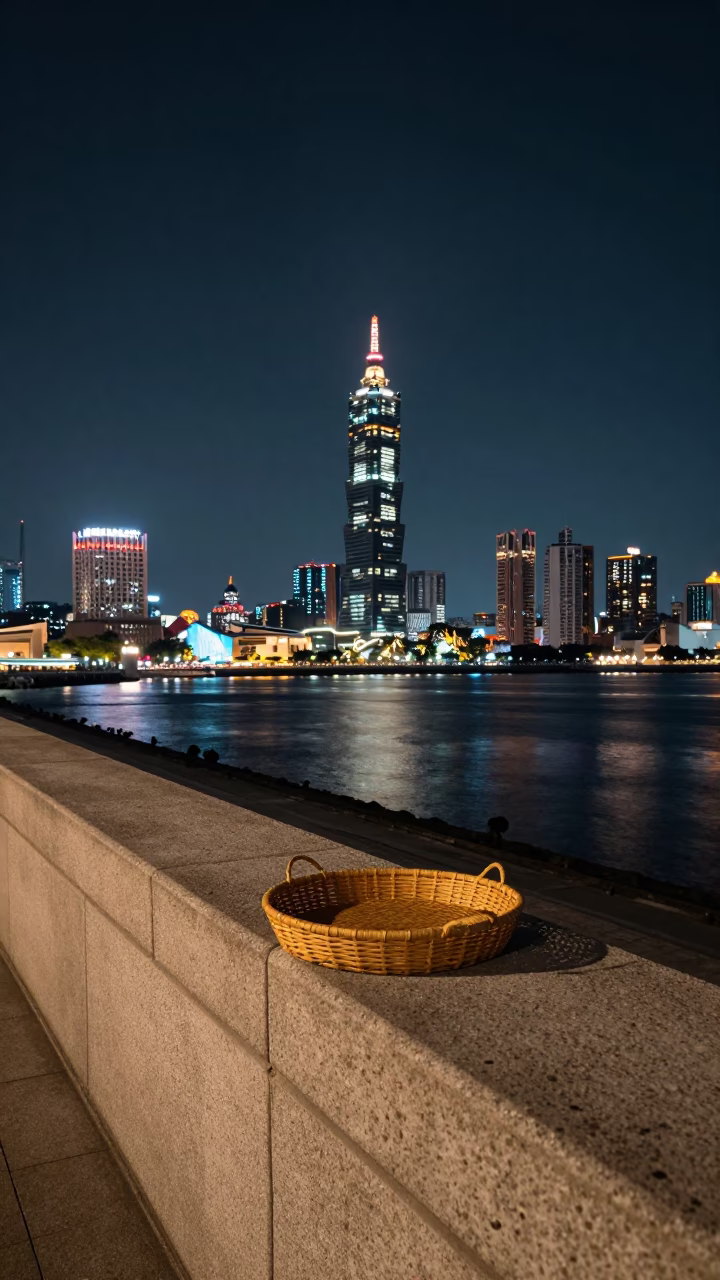Art Center in Kaohsiung at Deep In The Night Light in in Kaohsiung, Taiwan