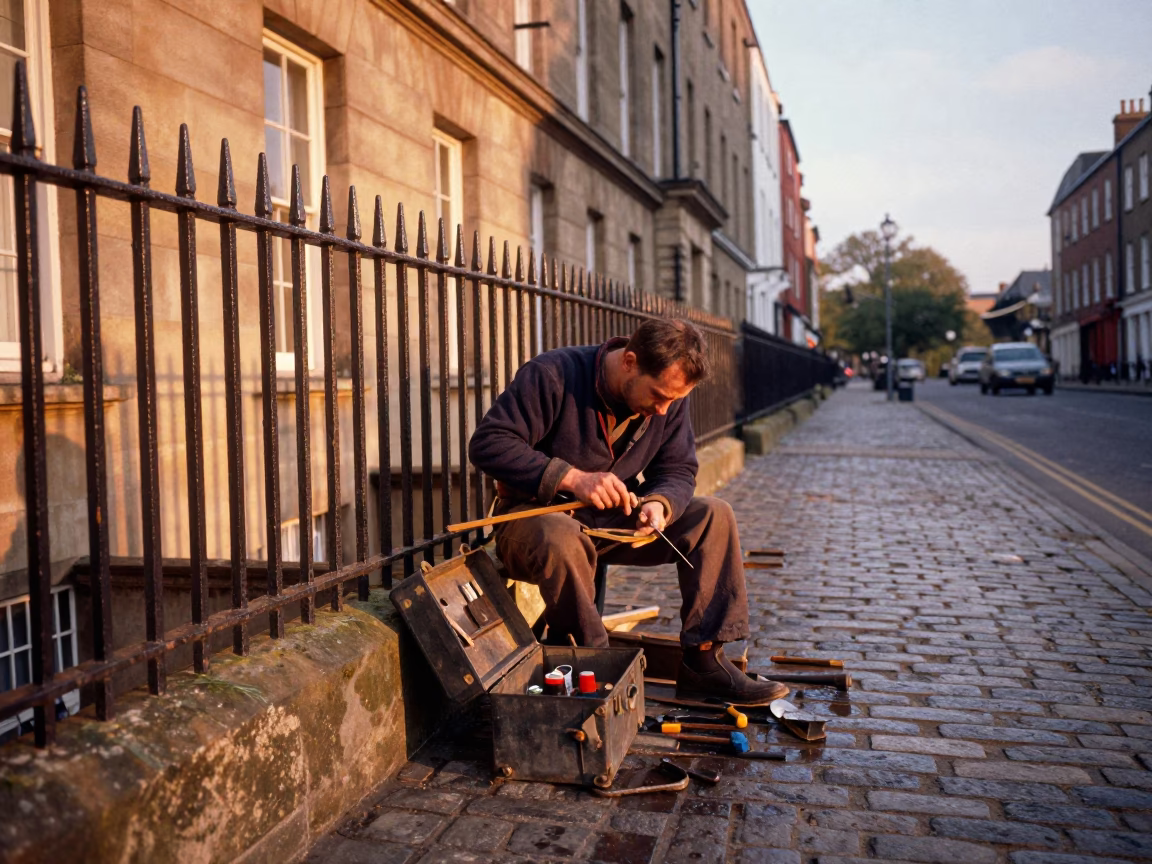 Artisan in Dublin at Golden Hour in in Dublin, Ireland