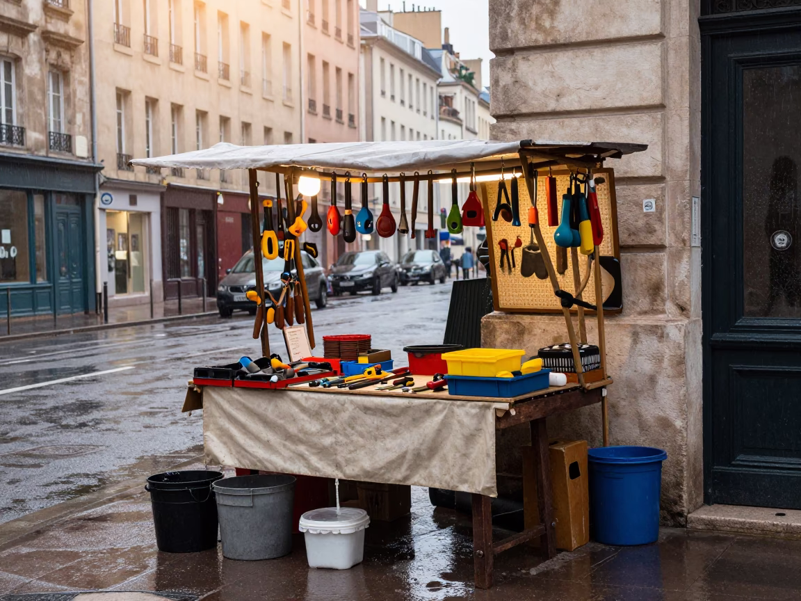 Artisan Stall in Lyon in in Lyon, France