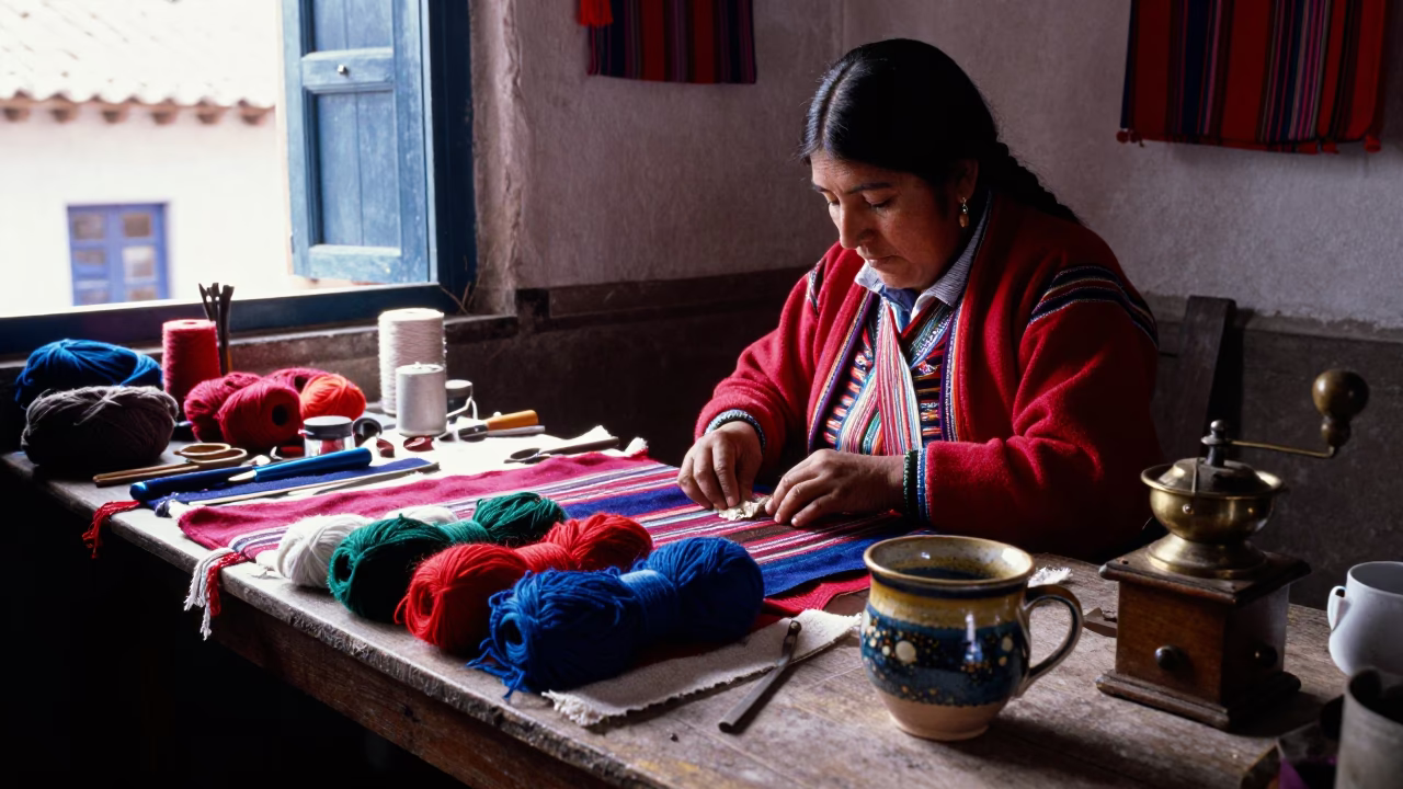 Artisan Workbench in Cusco in in Cusco, Peru