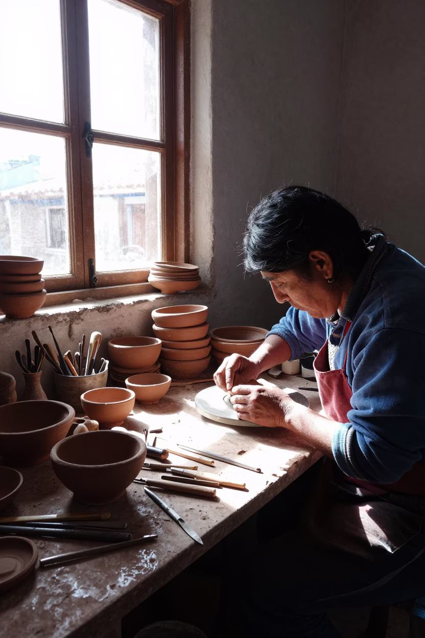 Artisan Workbench in Quito in in Quito, Ecuador