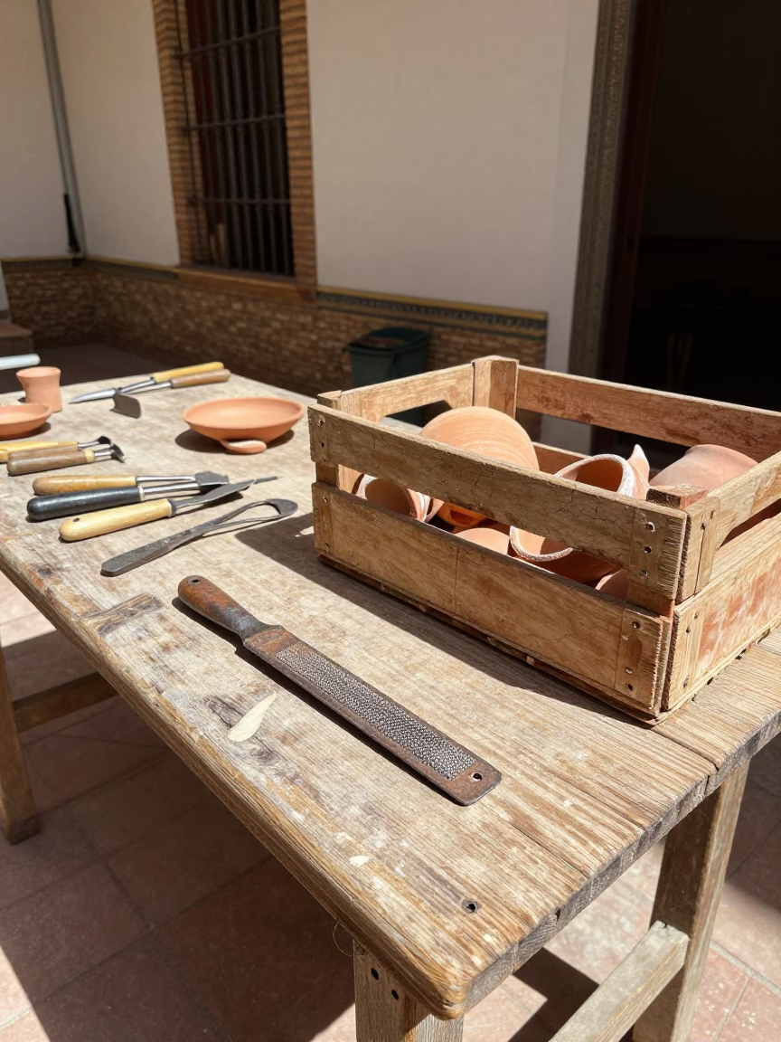 Artisan Workbench in Seville in in Seville, Spain
