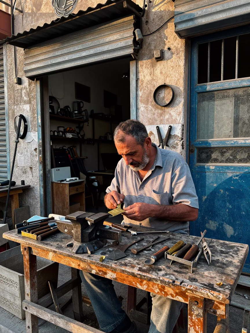 Artisan Working in Alexandria in in Alexandria, Egypt