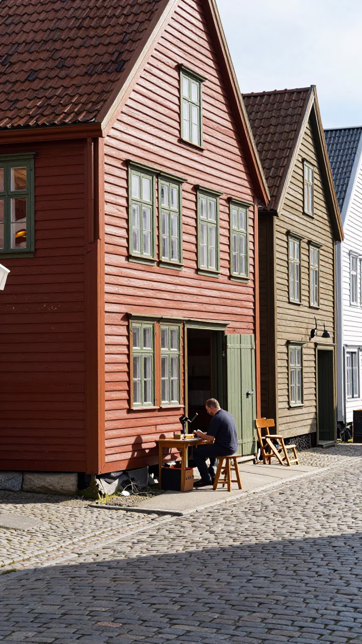 Artisan Working in Bergen in in Bergen, Norway