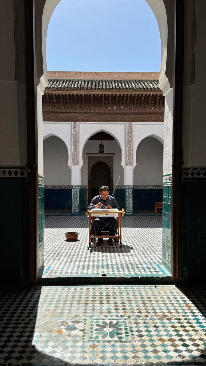 Artisan Working in Casablanca in in Casablanca, Morocco
