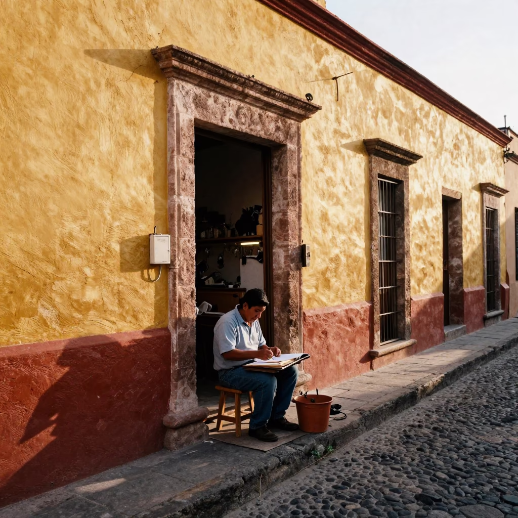 Artisan Working in Merida in in Merida, Mexico