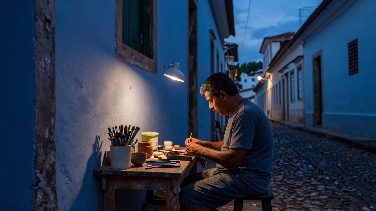 Artisan Working in Salvador in in Salvador, Brazil