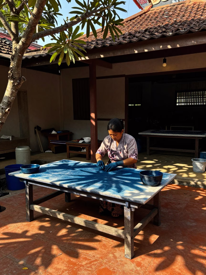 Artisan Working in Yogyakarta in in Yogyakarta, Indonesia