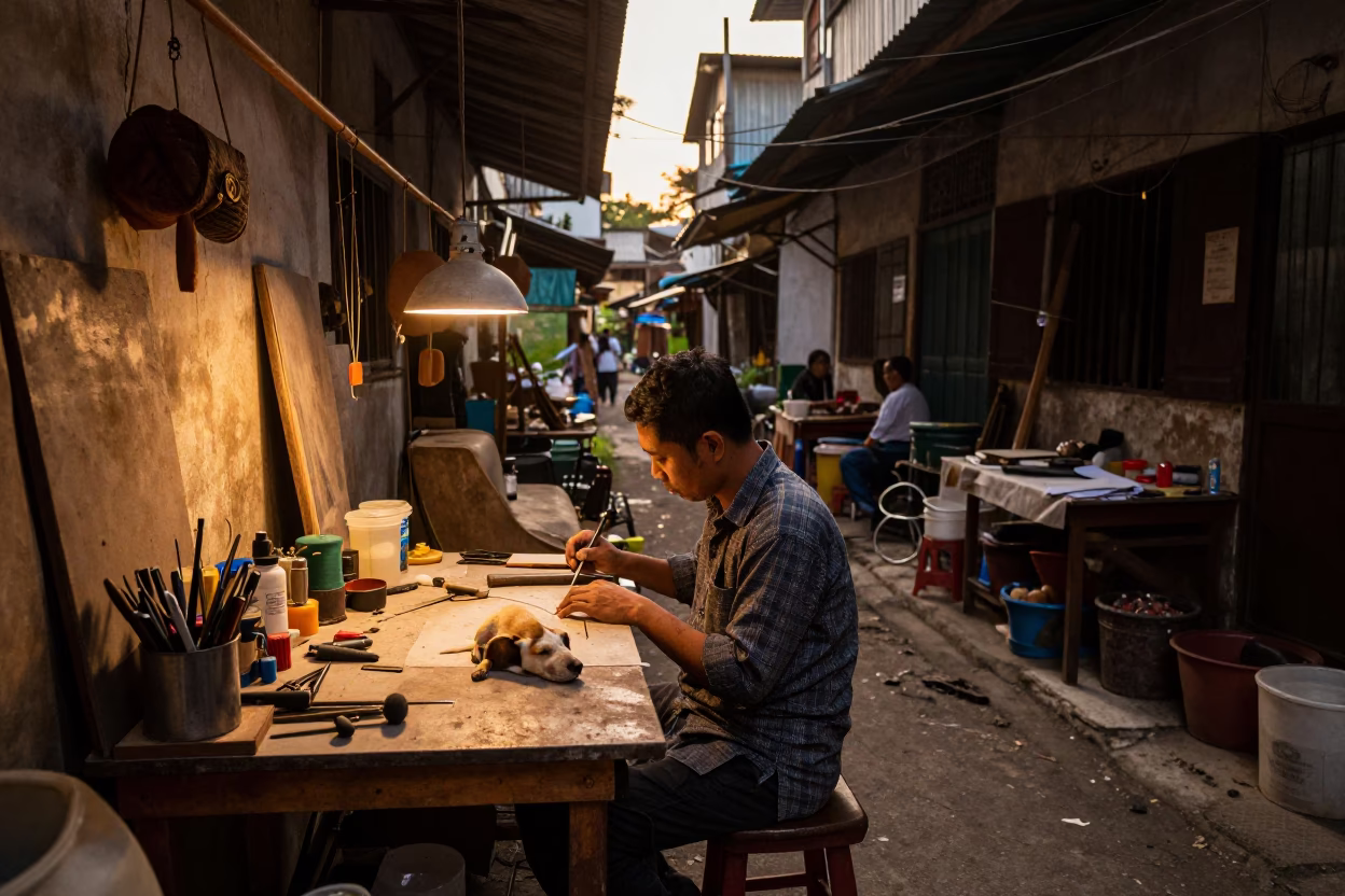 Artisan Workshop in Surabaya in in Surabaya, Indonesia