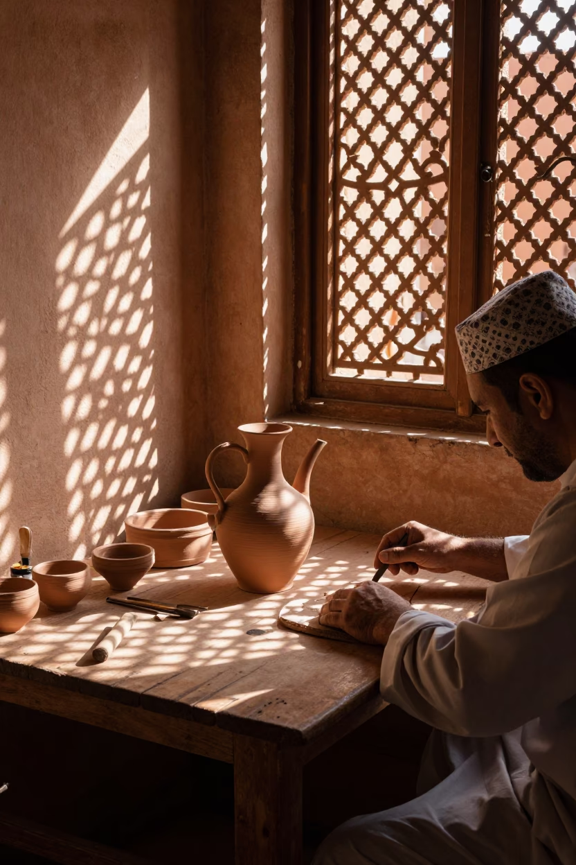 Artisan Workspace in Marrakech in in Marrakech, Morocco