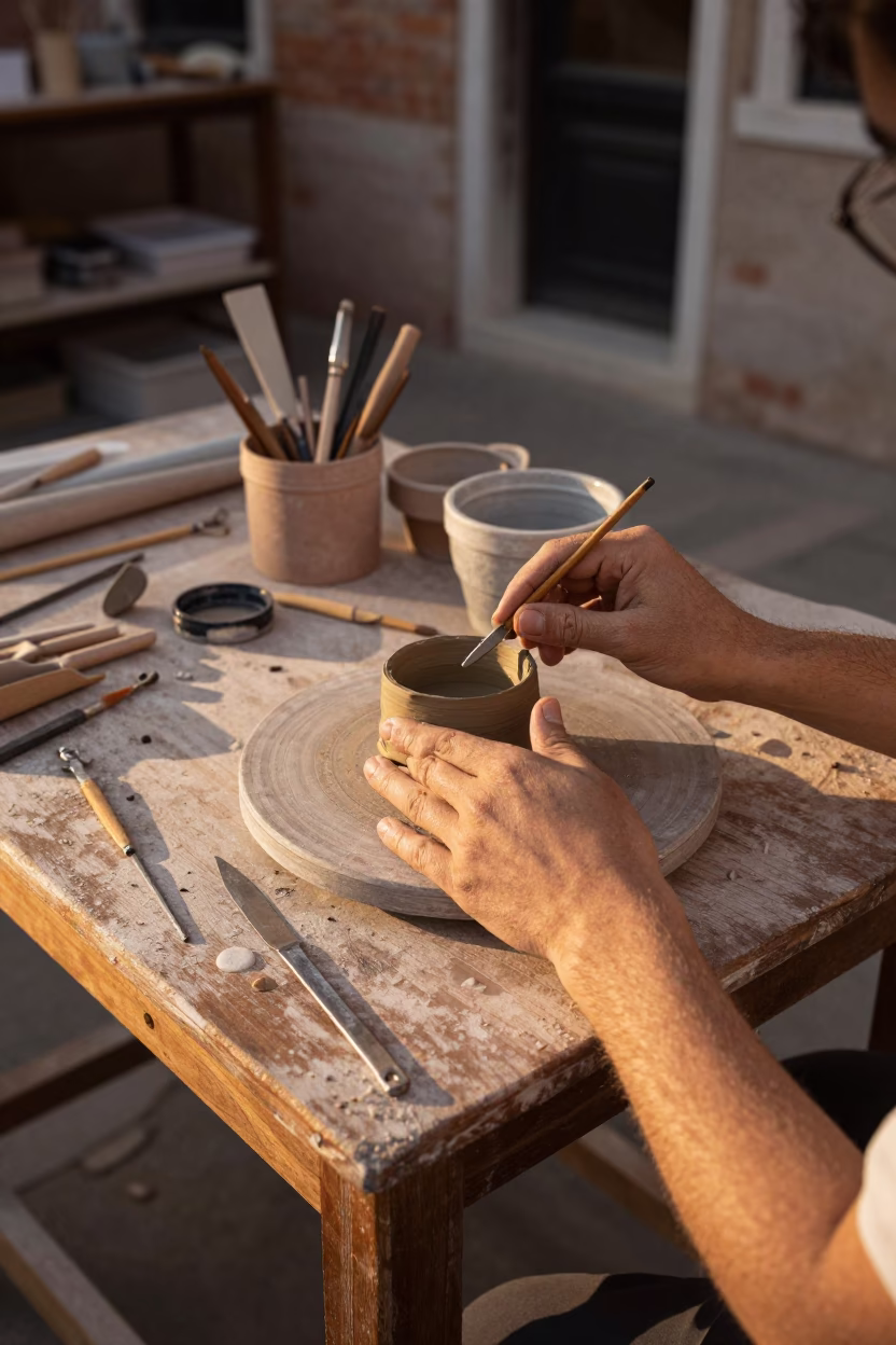 Artisan Workspace in Venice in in Venice, Italy