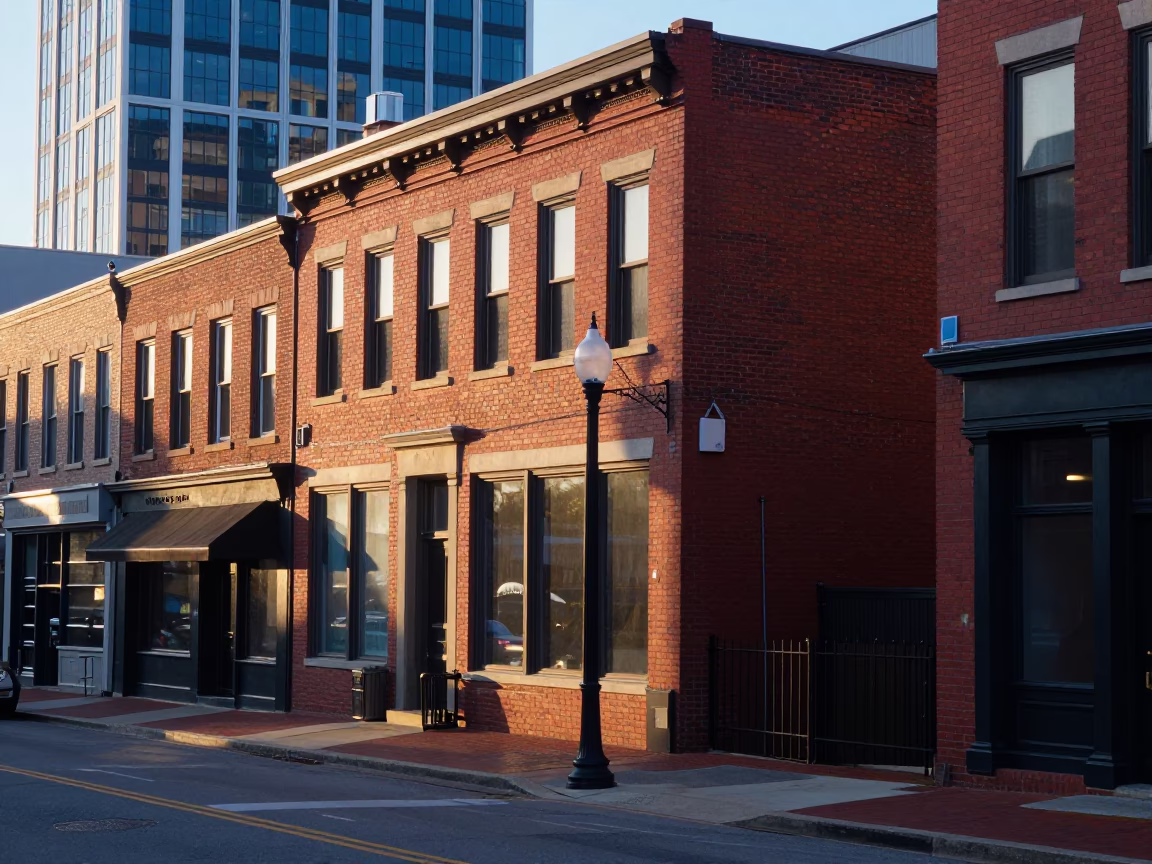 As First Light Reaches The Scene on First Light in Nashville in in Nashville, Tennessee, United States