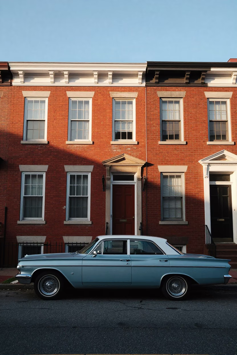 As First Light Reaches The Scene on Light Morning in Philadelphia in in Philadelphia, Pennsylvania, United States