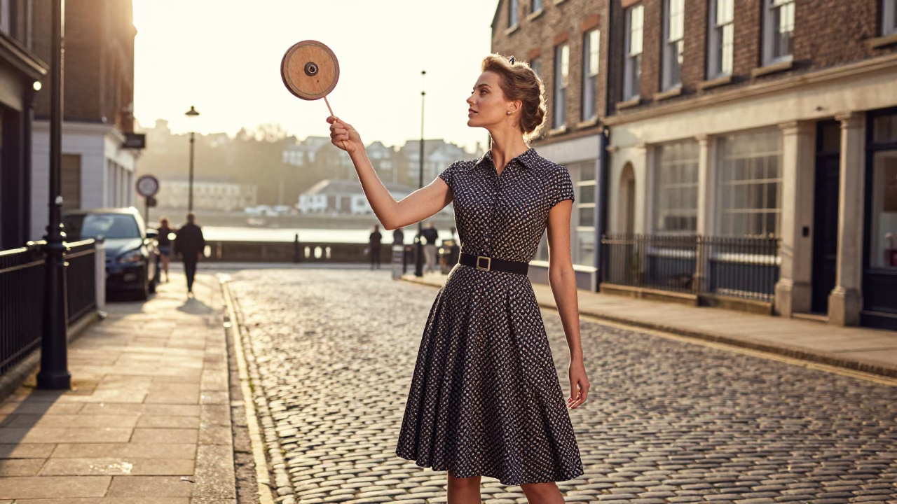 As First Light Reaches The Scene on Model in Bristol in in Bristol, United Kingdom