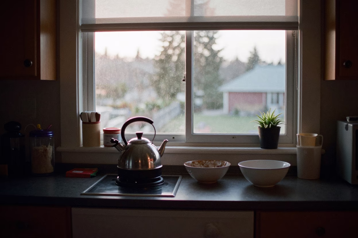 As First Light Reaches The Scene on Morning Routine in Vancouver in in Vancouver, British Columbia, Canada