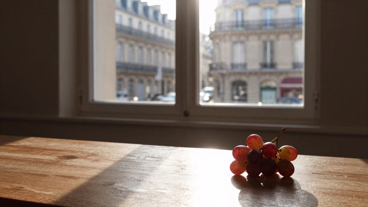 As First Light Reaches The Scene on Morning Sunlight in Paris in in Paris, France