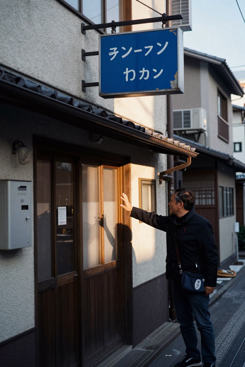 As First Light Reaches The Scene on Street Scene in Tokyo in in Tokyo, Japan