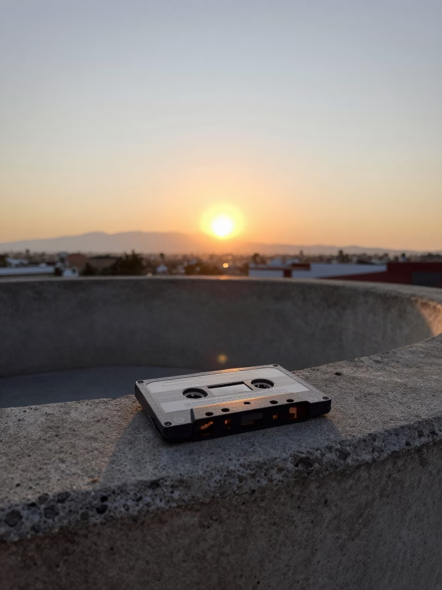 As The Sun Drops Toward The Horizon on Basin Lip in Guadalajara in in Guadalajara, Mexico