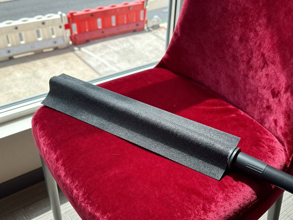 Asphalt Wand on Velvet Chair Auckland Midday in on a velvet chair in Karangahape Road, Auckland