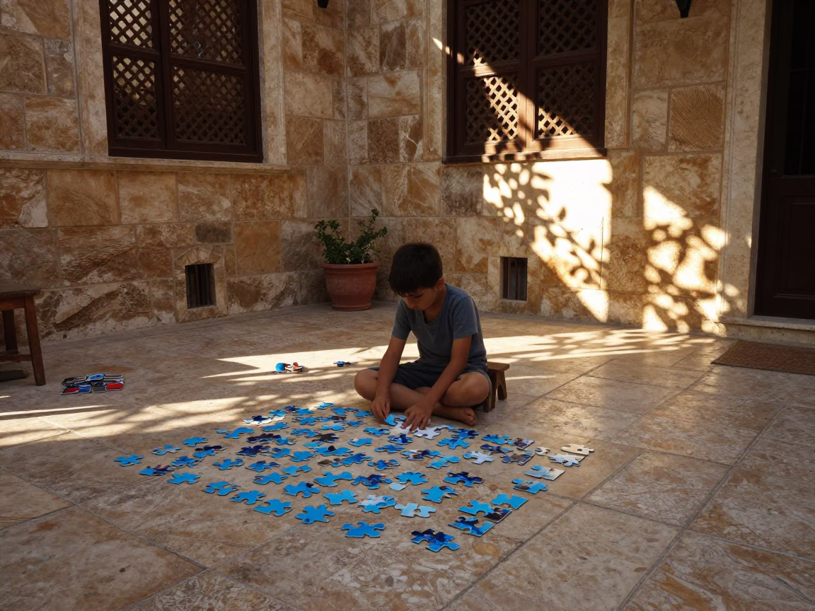 Assembling Puzzle in Beirut in in Beirut, Lebanon
