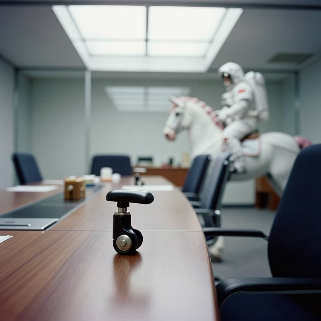 Astronaut Unicorn Office Chair Swap Kit in inside a conference room near Veracruz