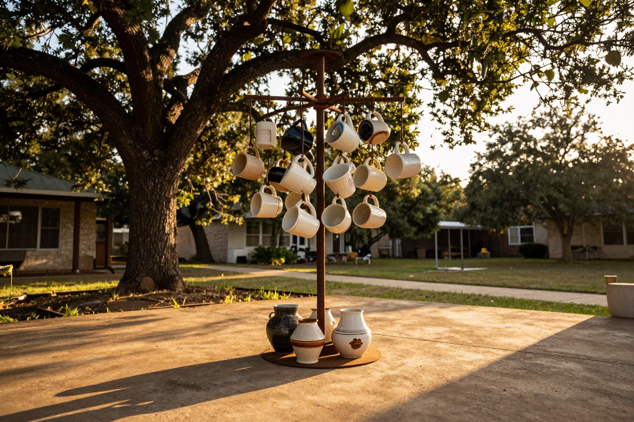 Austin Ceramics at Golden Hour in in Austin, Texas, United States
