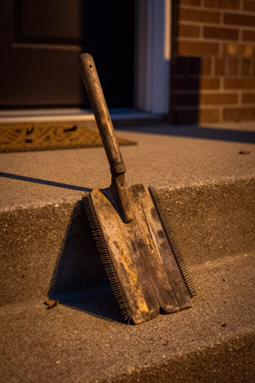 Austin Wooden Boot Scraper in in Austin, Texas, United States