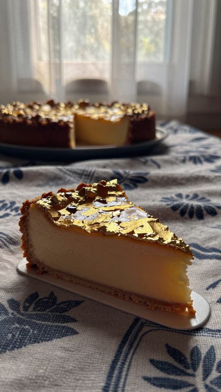 Austrian Sachertorte Gold Leaf Kasulu Picnic in on a picnic blanket in Kasulu