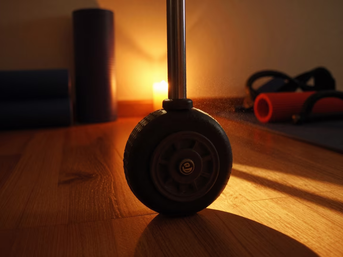 Autumn Sunset Spin Studio Squeegee Wheel Bay in inside a spin studio under class lights in Rotorua