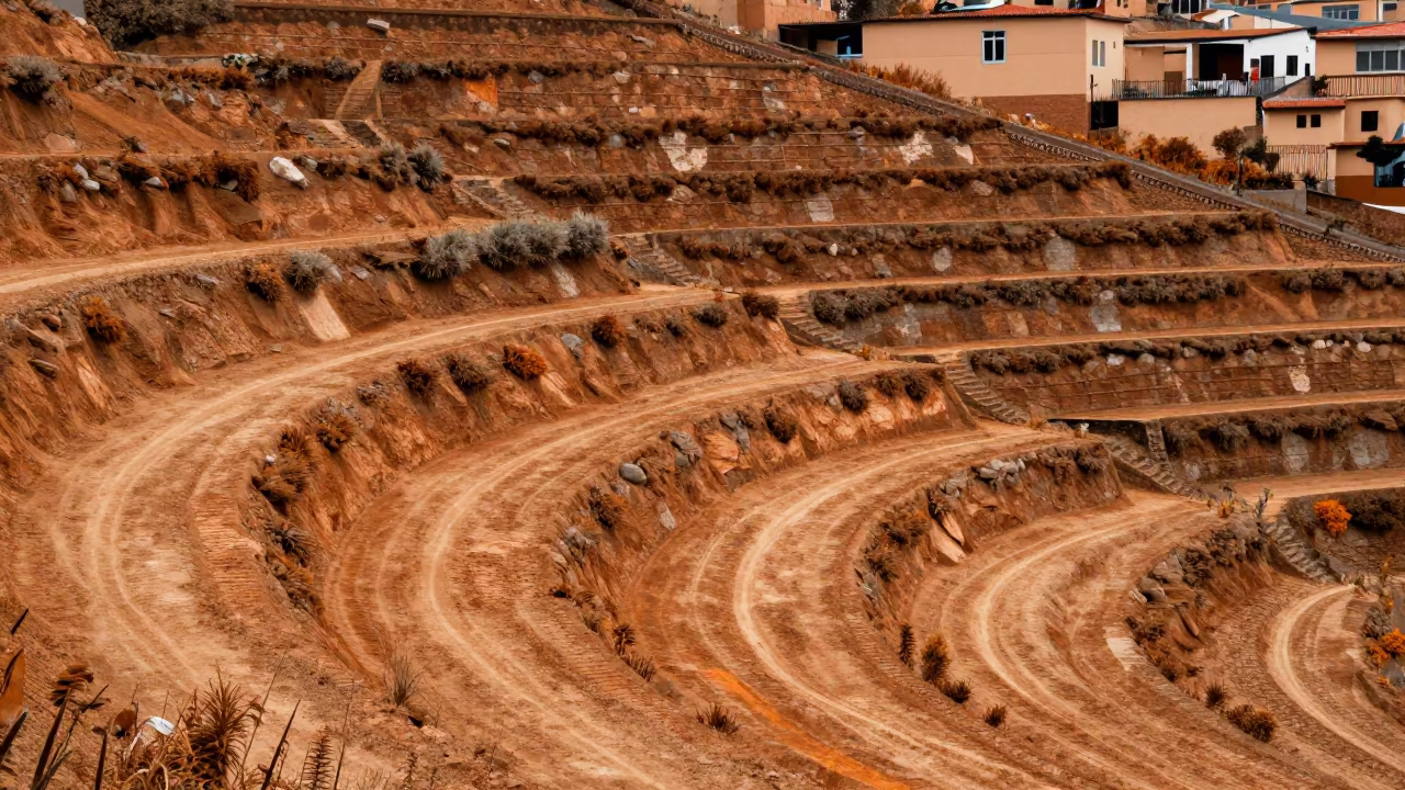 Autumn Terrace Steps Indoor Close-up in near Medellín
