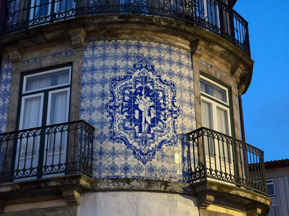 Azulejo Tiles in Porto in in Porto, Portugal