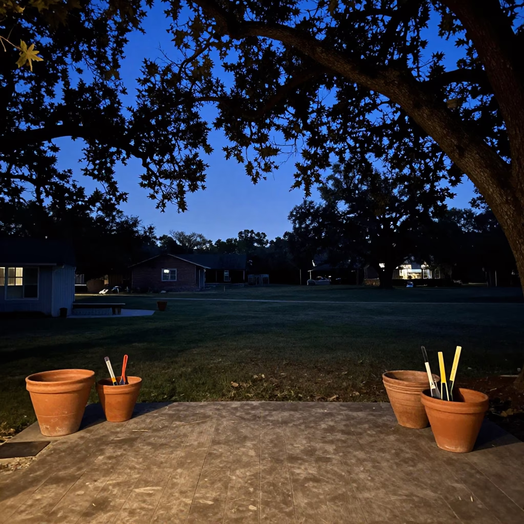 Backyard Deck in Austin in in Austin, Texas, United States