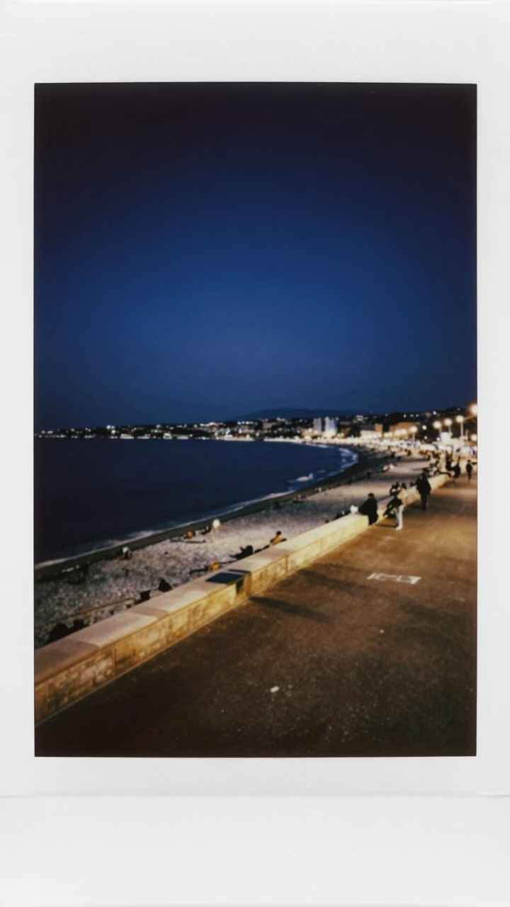 Baie Des Anges And Promenade Des Anglais in Nice in in Nice, France