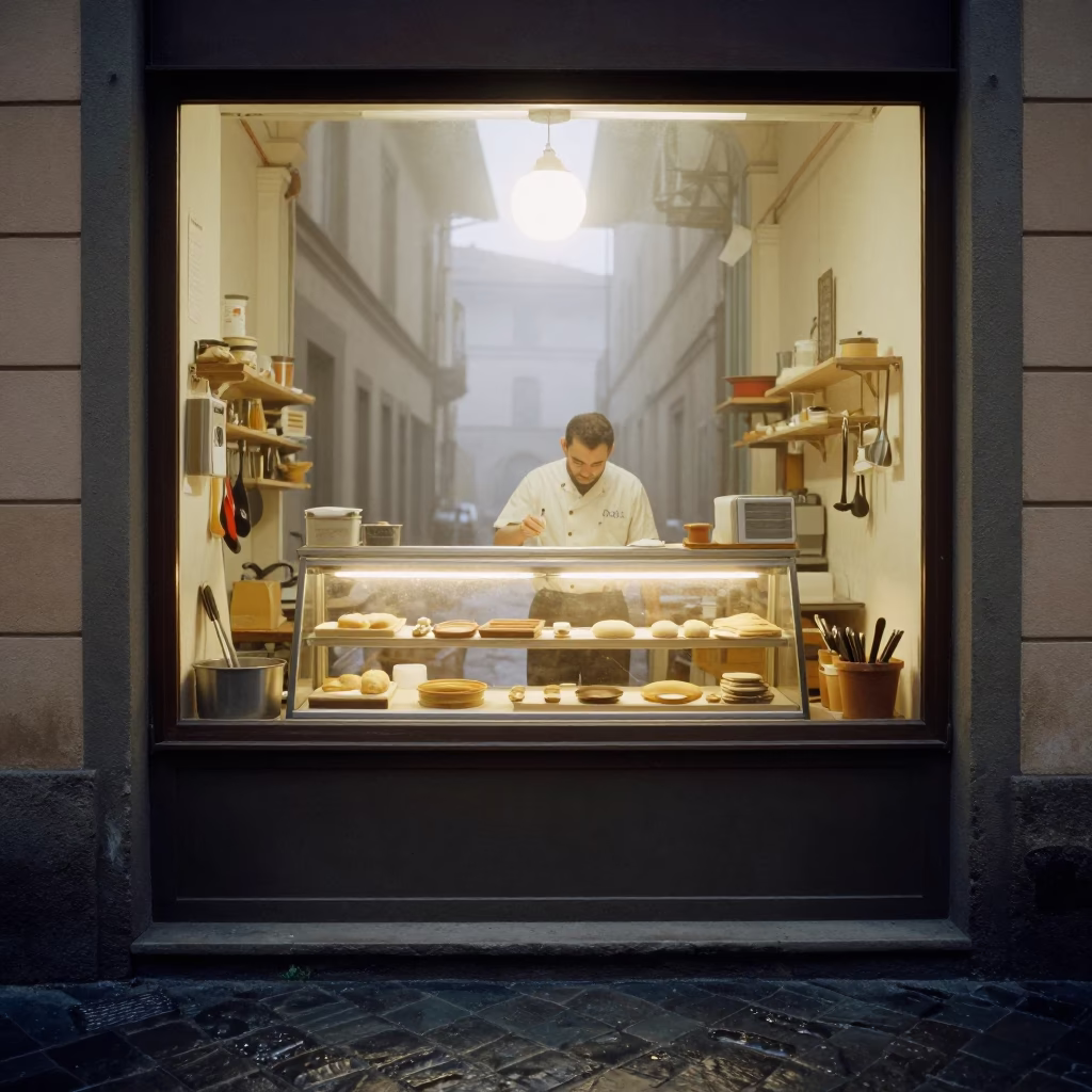Baker Interior in Florence in in Florence, Italy