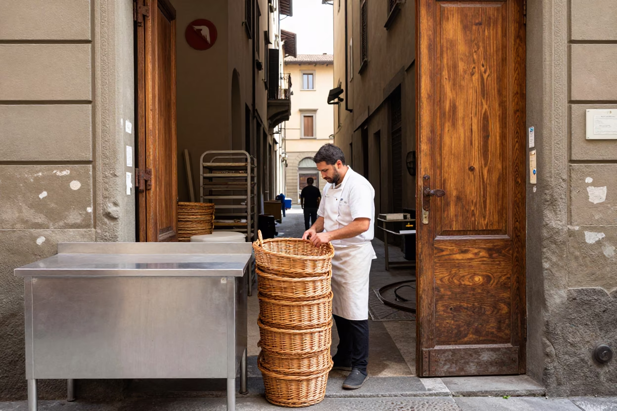 Baker's Assistant in Bologna in in Bologna, Italy