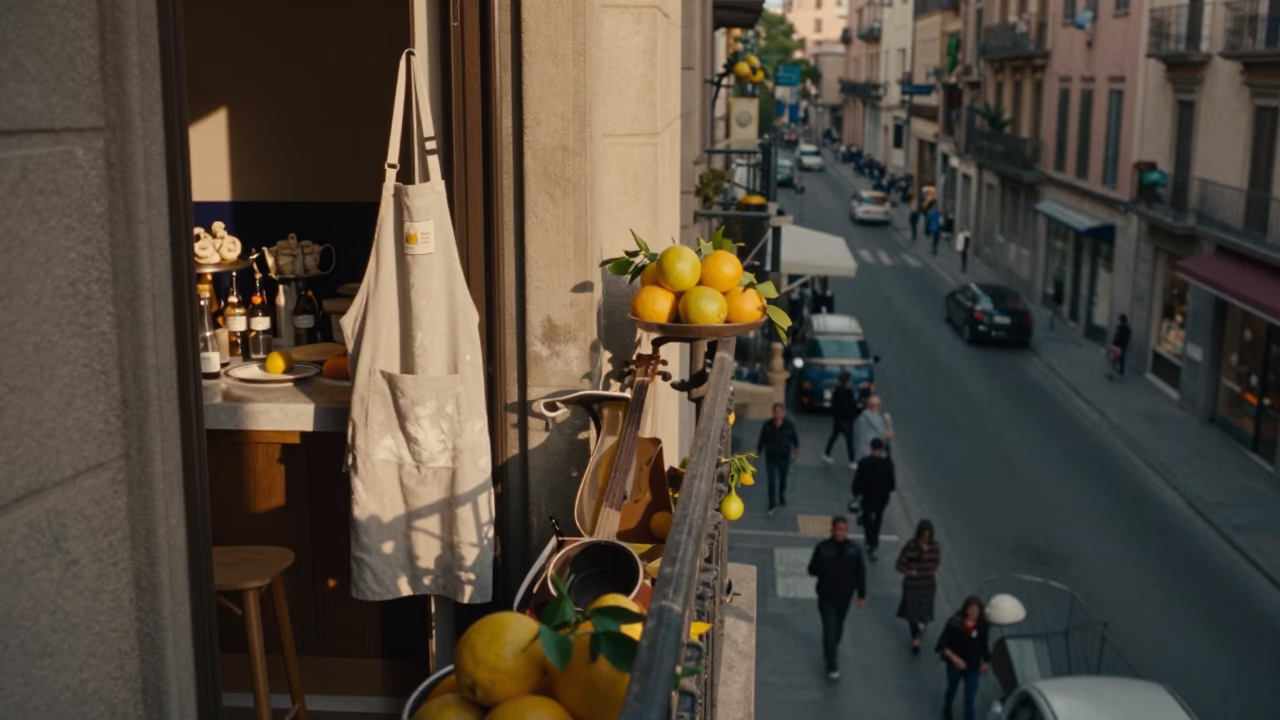 Baker's Balcony in Barcelona in in Barcelona, Spain