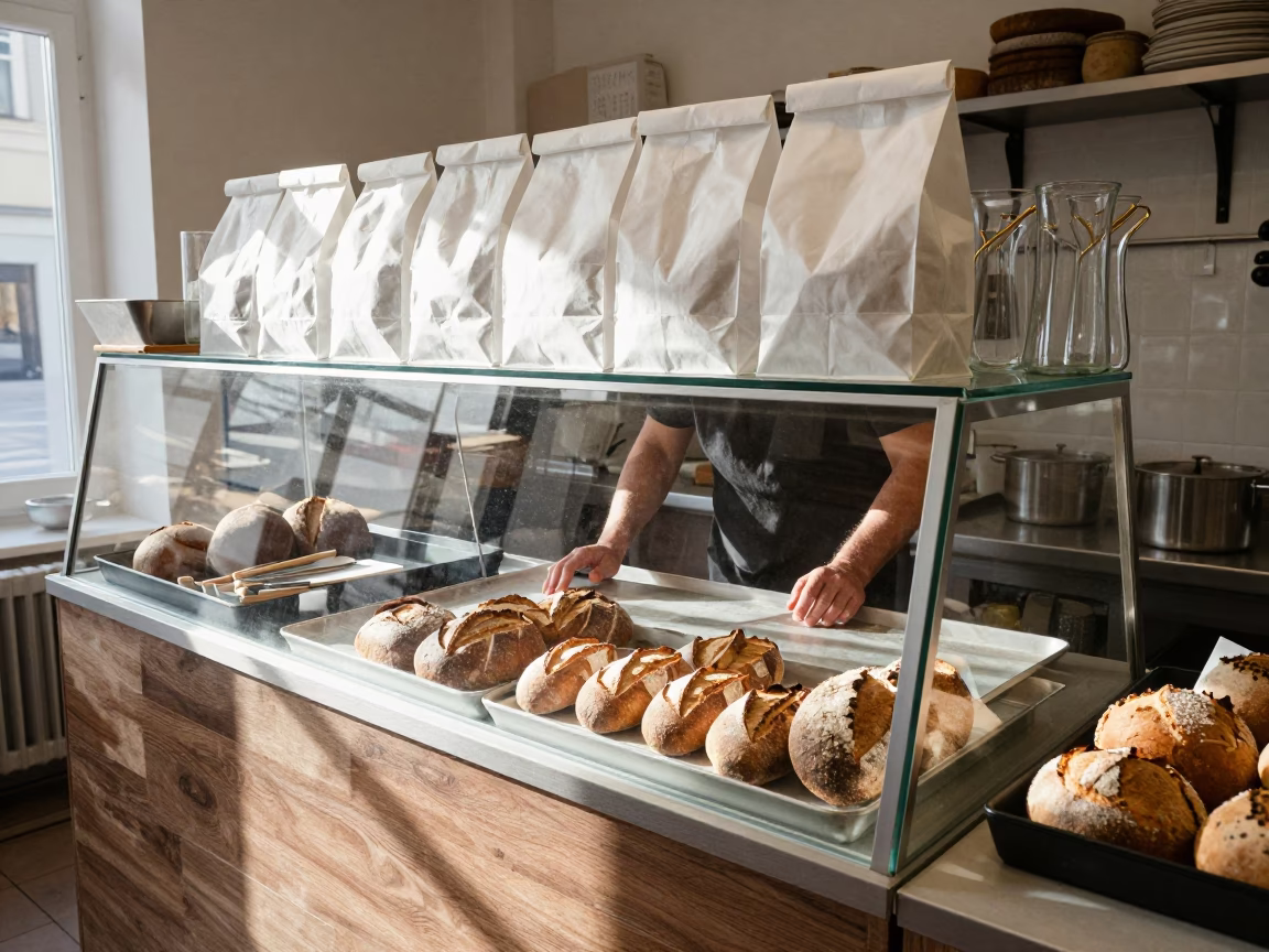 Baker's Counter in Krakow in in Krakow, Poland
