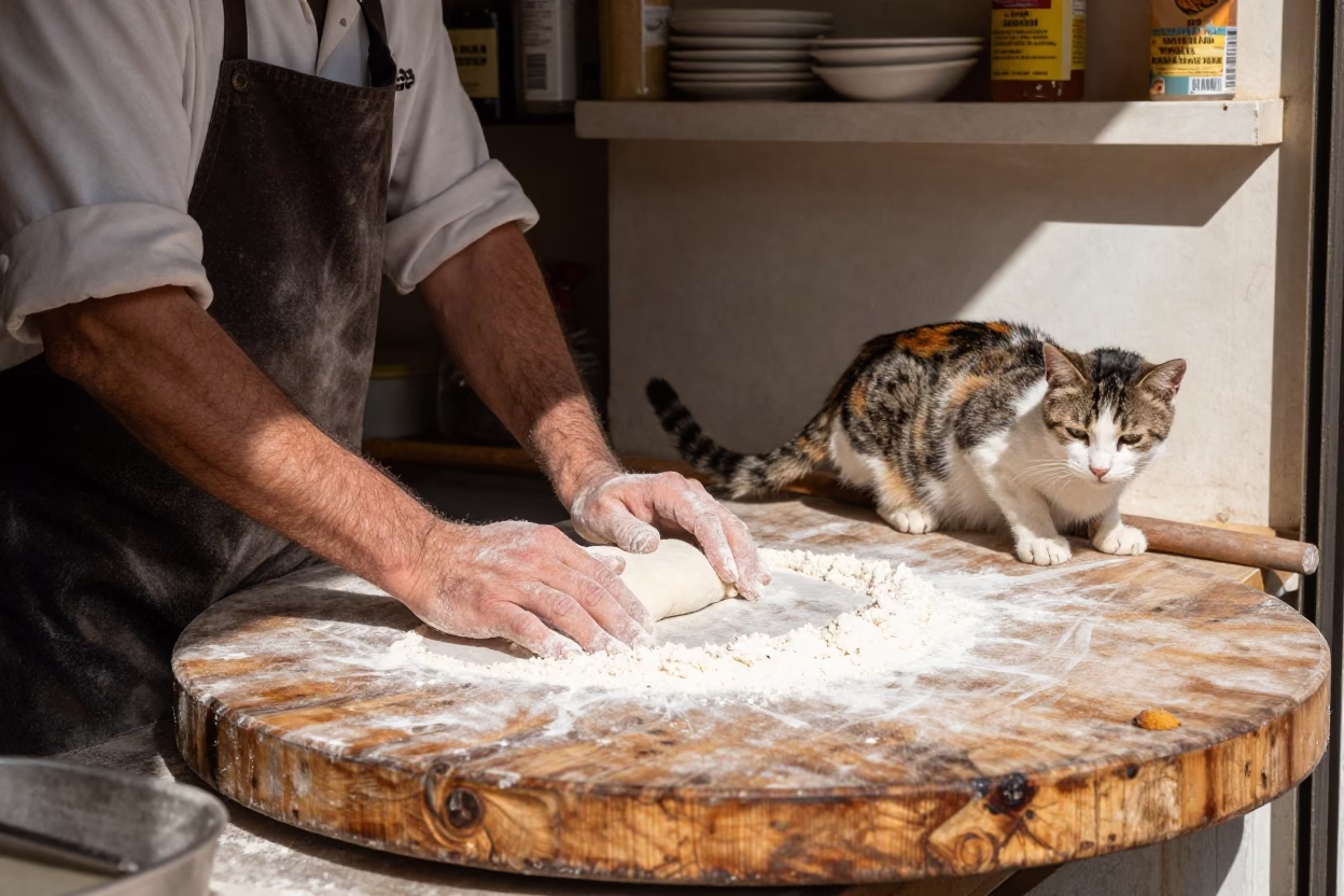 Baker Working in Beirut in in Beirut, Lebanon