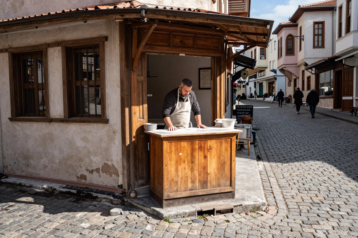 Baker Working in Istanbul in in Istanbul, Turkey