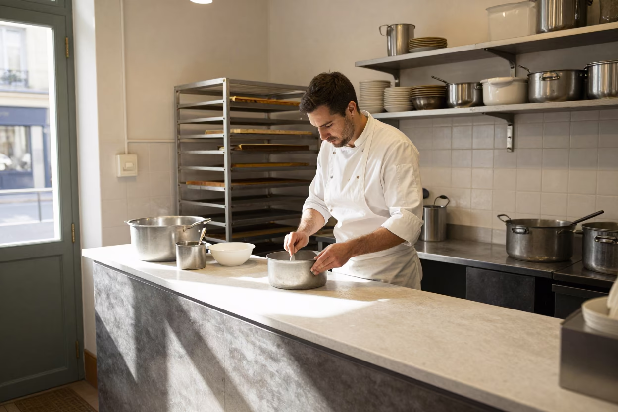 Baker Working in Paris in in Paris, France