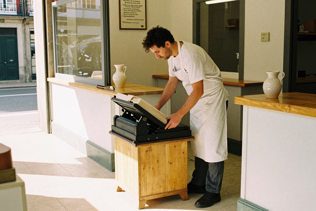 Baker Working in Porto in in Porto, Portugal