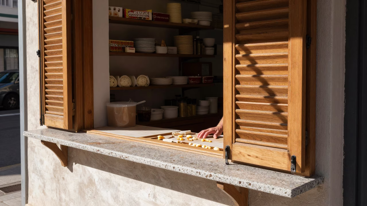 Bakery Counter in Athens in in Athens, Greece